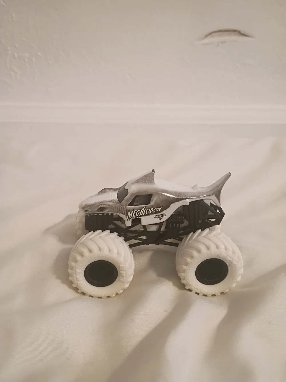 Monster Jam Megalodon White Monster Truck